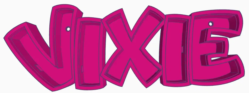 Đèn LED VIXIE - Đèn tên in 3D cho trẻ em - Image 1