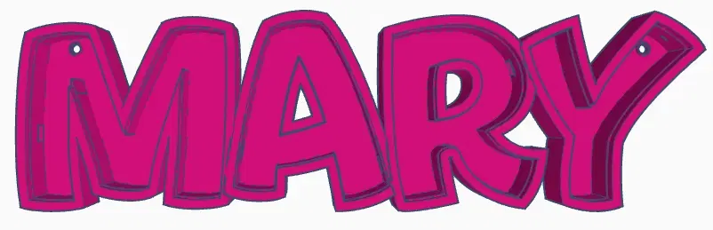 Đèn LED tên "MARY" cho trẻ em - Image 1