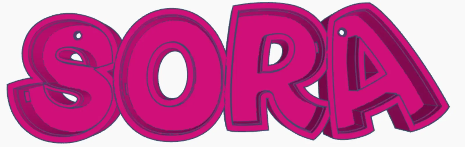 Đèn LED tên SORA dành cho trẻ em - Image 1