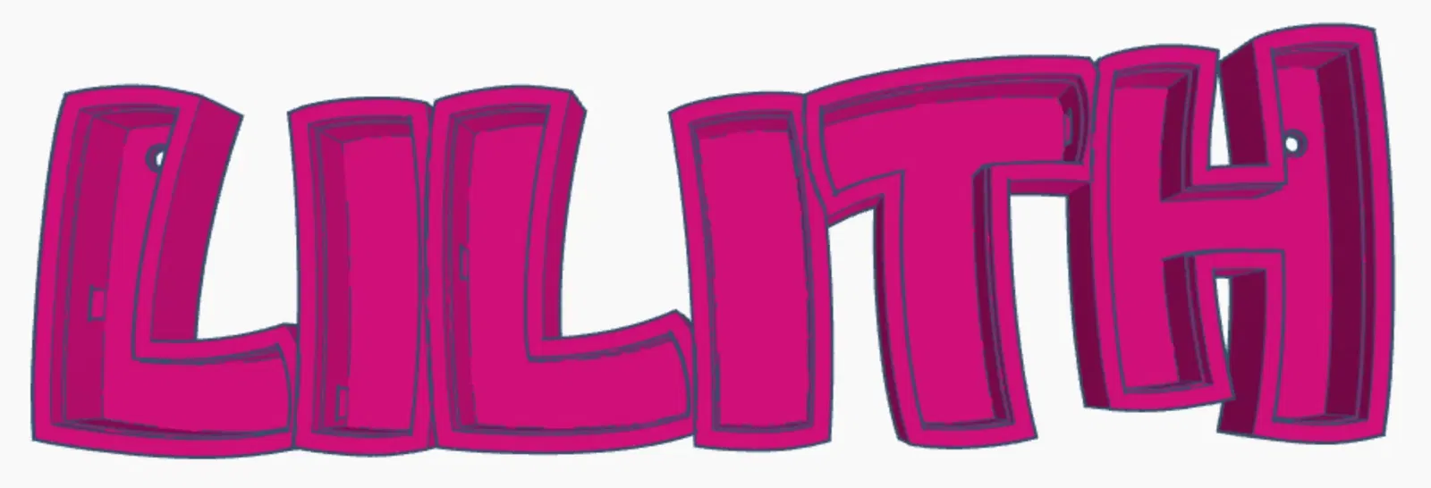 Đèn LED tên LILITH - Mô hình đèn trang trí cho trẻ em - Image 1