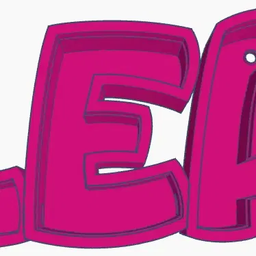 Đèn LED tên "LEA" có thể in 3D