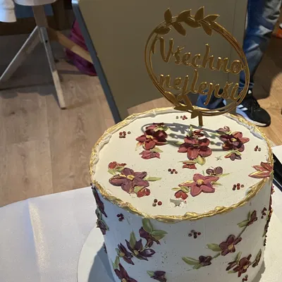 Zápich sinh nhật với nắp "Všechno nejlepší" 110mm