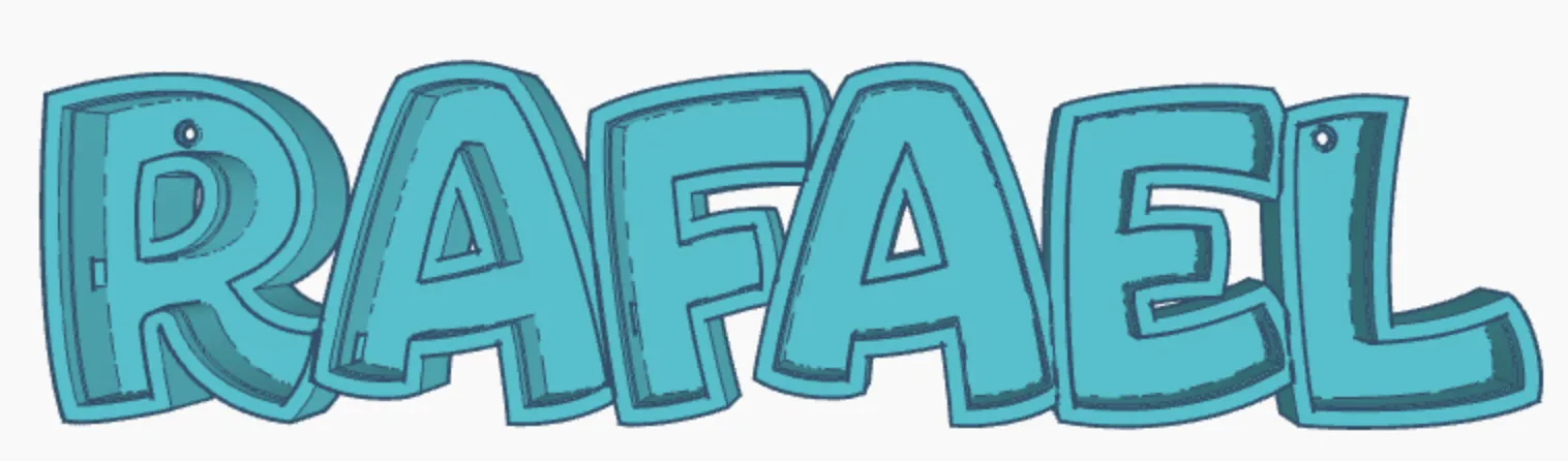 Đèn LED tên RAFAEL cho trẻ em - Image 1