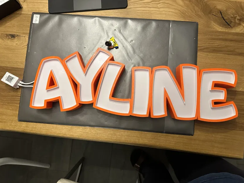 Đèn LED tên AYLINE cho phòng trẻ em - Image 2