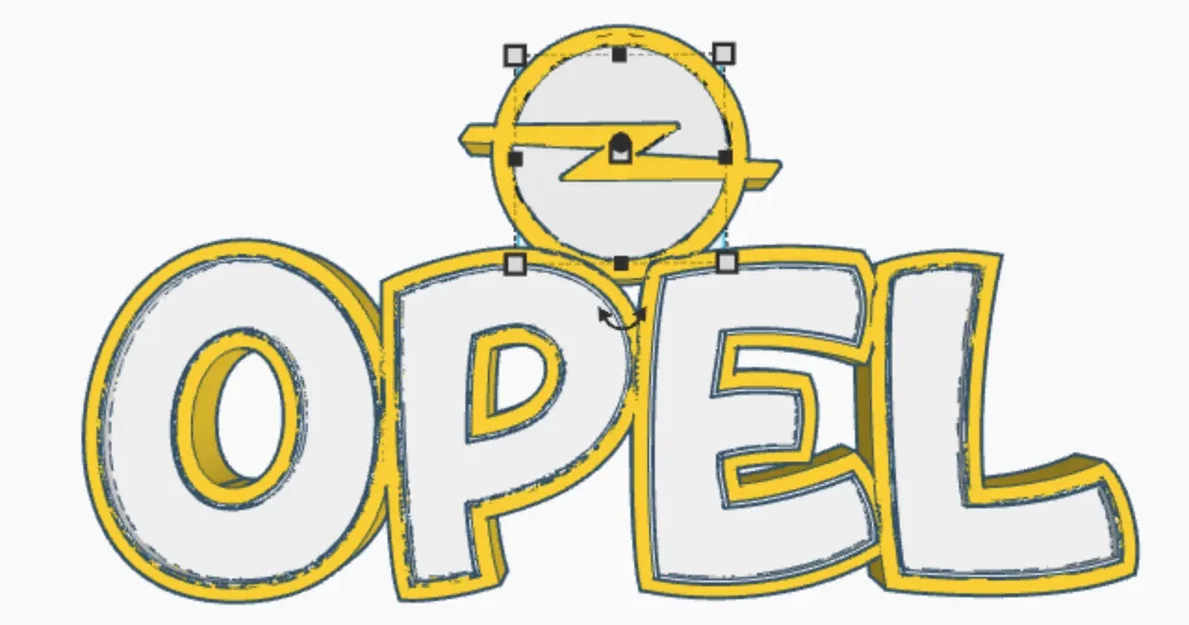 Đèn LED OPEL với logo độc đáo - Image 1