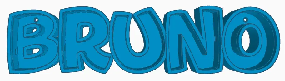 Đèn LED tên BRUNO cho trẻ em - Image 1