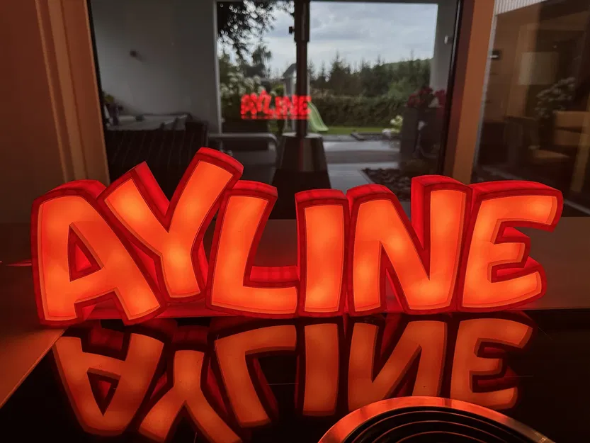 Đèn LED tên AYLINE cho phòng trẻ em - Image 5