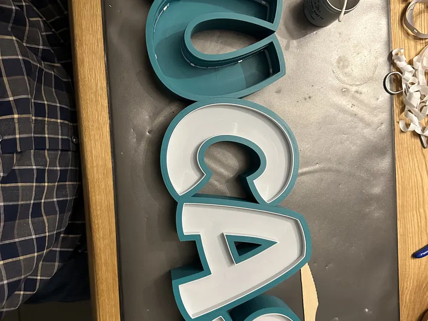 Đèn LED tên "LUCAS" có thể in được - Image 3