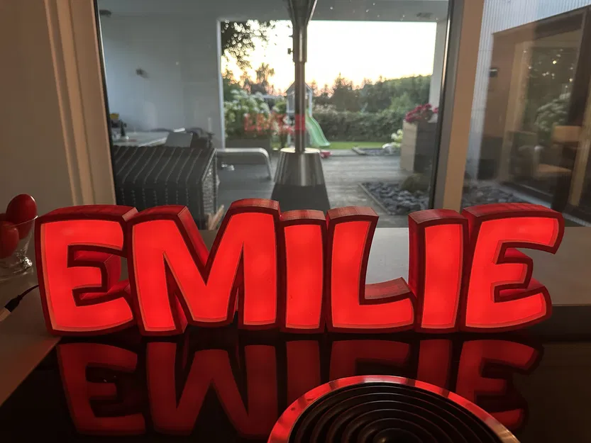 Đèn LED tên EMILIE cho phòng trẻ em - Image 1