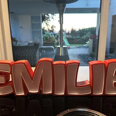 Đèn LED tên EMILIE cho phòng trẻ em