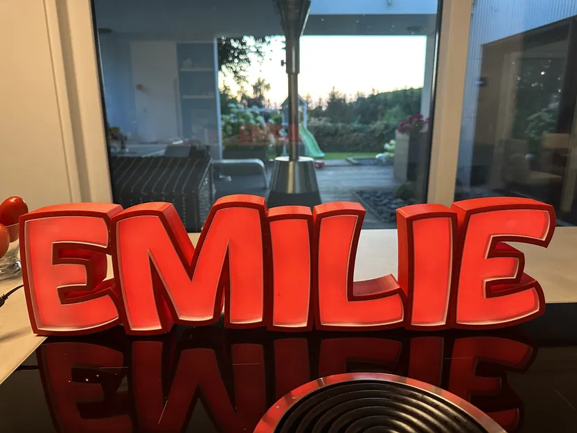 Đèn LED tên EMILIE cho phòng trẻ em - Image 3