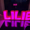 Đèn LED tên "LILIE" in 3D cho trẻ em - Thumbnail 1