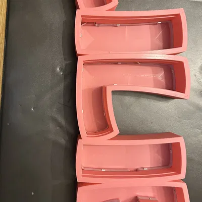 Đèn LED tên "LILIE" in 3D cho trẻ em