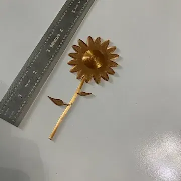 Hoa cơ bản in nhanh trong 30 phút cho máy in 3D