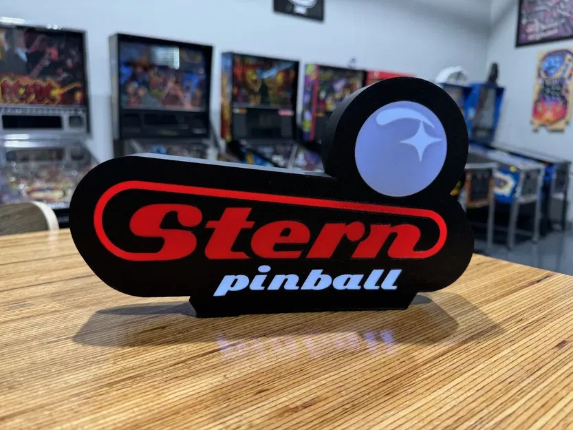 Biểu tượng ánh sáng của logo Stern Pinball - Image 1