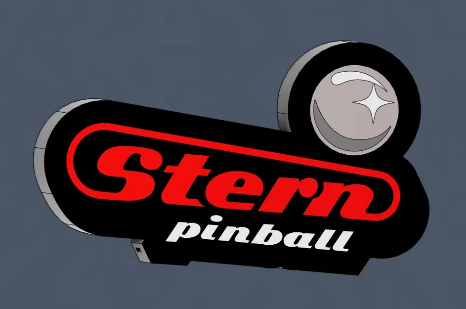 Biểu tượng ánh sáng của logo Stern Pinball - Image 2