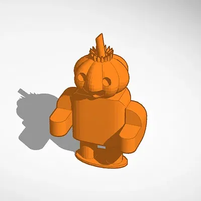 Nhân vật người đội đầu bí ngô mùa thu