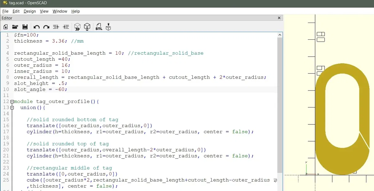 Máy phát thẻ tùy chỉnh trong OpenSCAD cho nhiều ứng dụng - Image 1