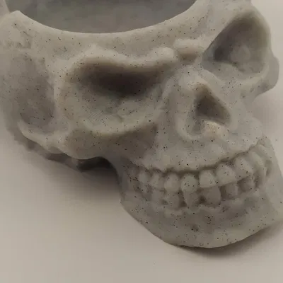 Gạt tàn thuốc lá hình đầu lâu nghệ thuật