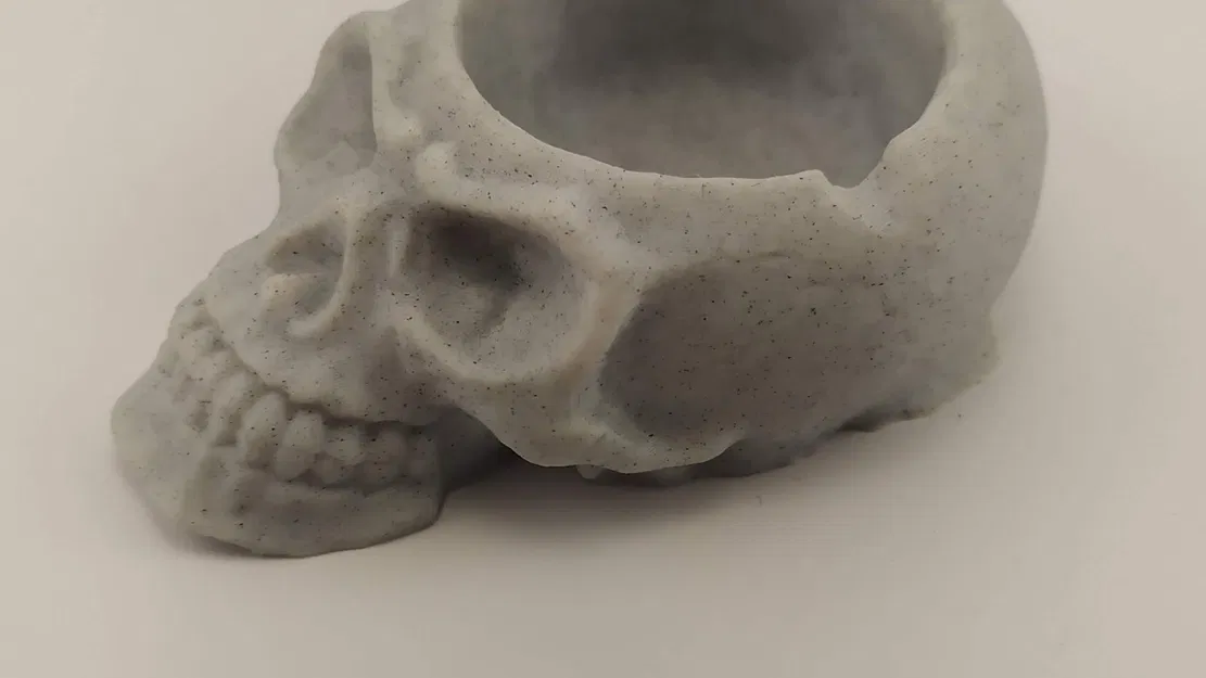 Gạt tàn thuốc lá hình đầu lâu nghệ thuật - Image 5