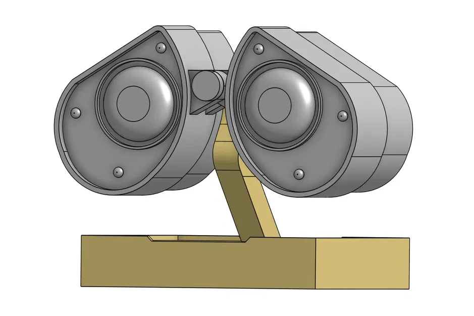 Mắt Wall-E với giá đỡ cho đồ chơi bàn làm việc - Image 1