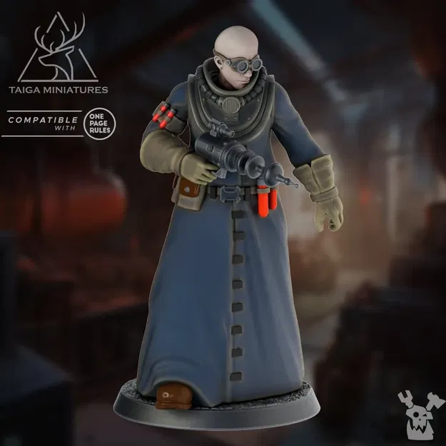 Bộ mô hình băng nhóm Doshnilov cho trò chơi bàn 28mm - Image 1