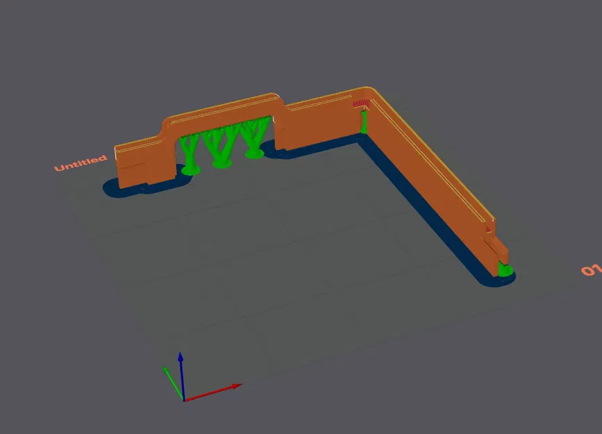 Giá đỡ Creality K1 với các tab khóa cải tiến - Image 4