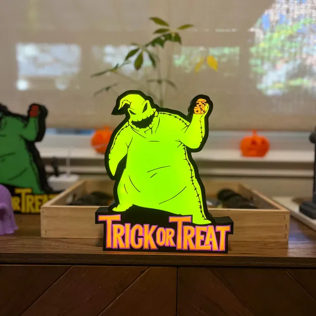 Hộp đèn Oogie Boogie cho lễ hội Halloween - Image 1