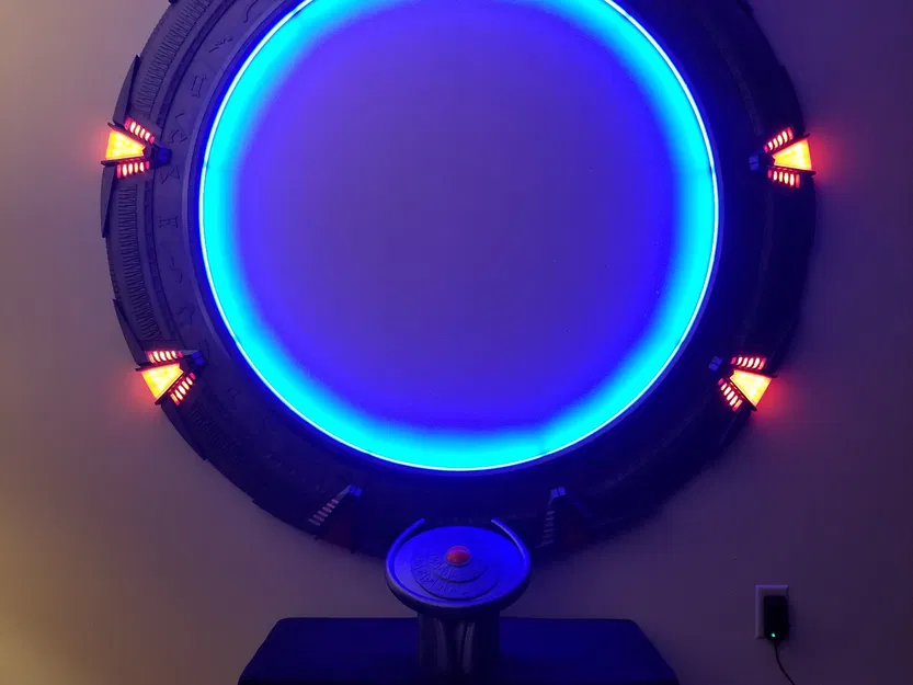 Cổng sao phát sáng cao 5ft điều khiển bằng arduino - Image 1