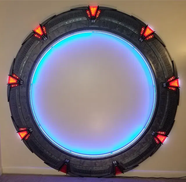 Cổng sao phát sáng cao 5ft điều khiển bằng arduino - Image 3