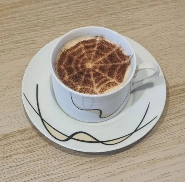 MẪU TRANG TRÍ CÀ PHÊ MÀNH NHỆN - Image 1