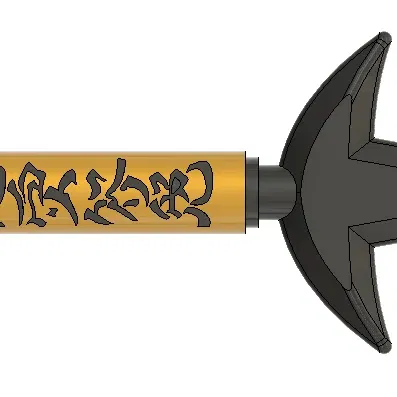 Kunai của Minato Namikaze dễ in không cần hỗ trợ