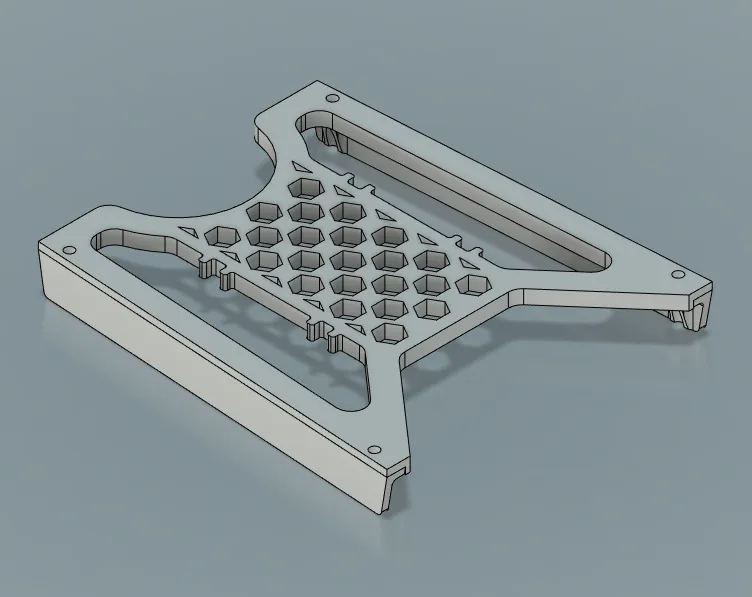 Bảng gắn receiver cho Yak-130 70mm từ Freewing - Image 1