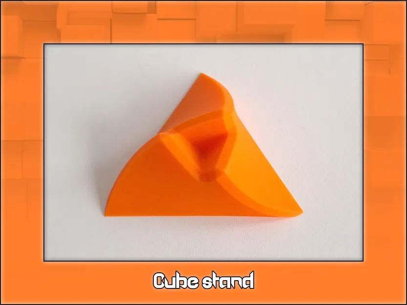 Giá đỡ Rubik's cube nhỏ cho bé trai với thiết kế góc cạnh - Image 4