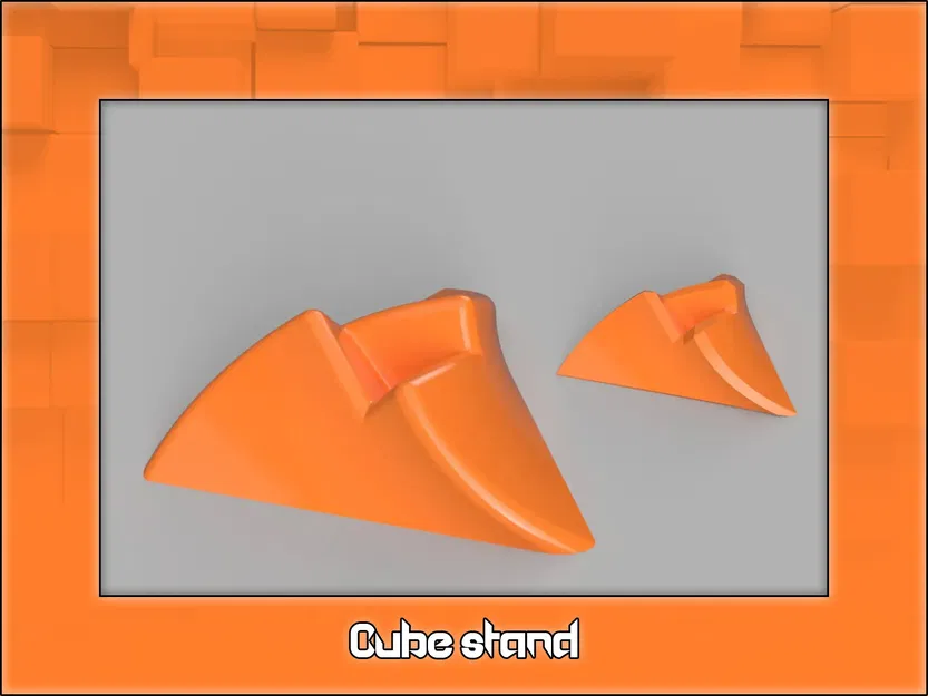 Giá đỡ Rubik's cube nhỏ cho bé trai với thiết kế góc cạnh - Image 5