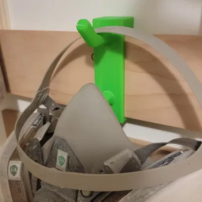 Gá treo đôi kiểu Pháp có khóa cho mặt nạ hô hấp