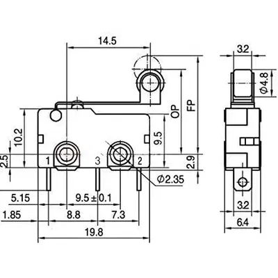 Cảm biến filament cho máy ép nhôm 2020