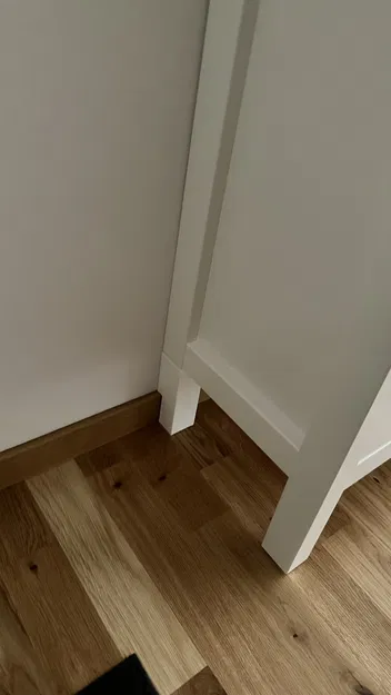 Giá đỡ chân sau cho kệ giày Ikea Hemnes - Image 2