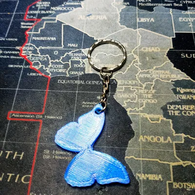 Móc khóa hình bướm dễ làm từ TPU