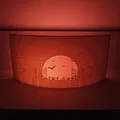 Panorama lithophane Halloween hình vòm có đèn LED - Thumbnail 2