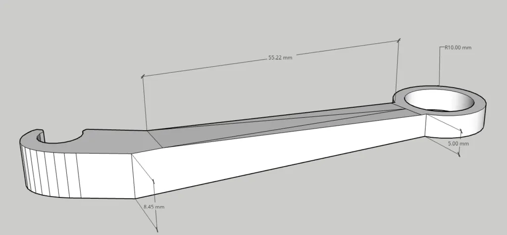 Tay cầm giường in Ender3v2 kiểu tối giản gắn nhanh - Image 7