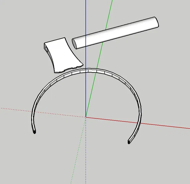 Trang phục Halloween với rìu cắm trên đầu - Image 1