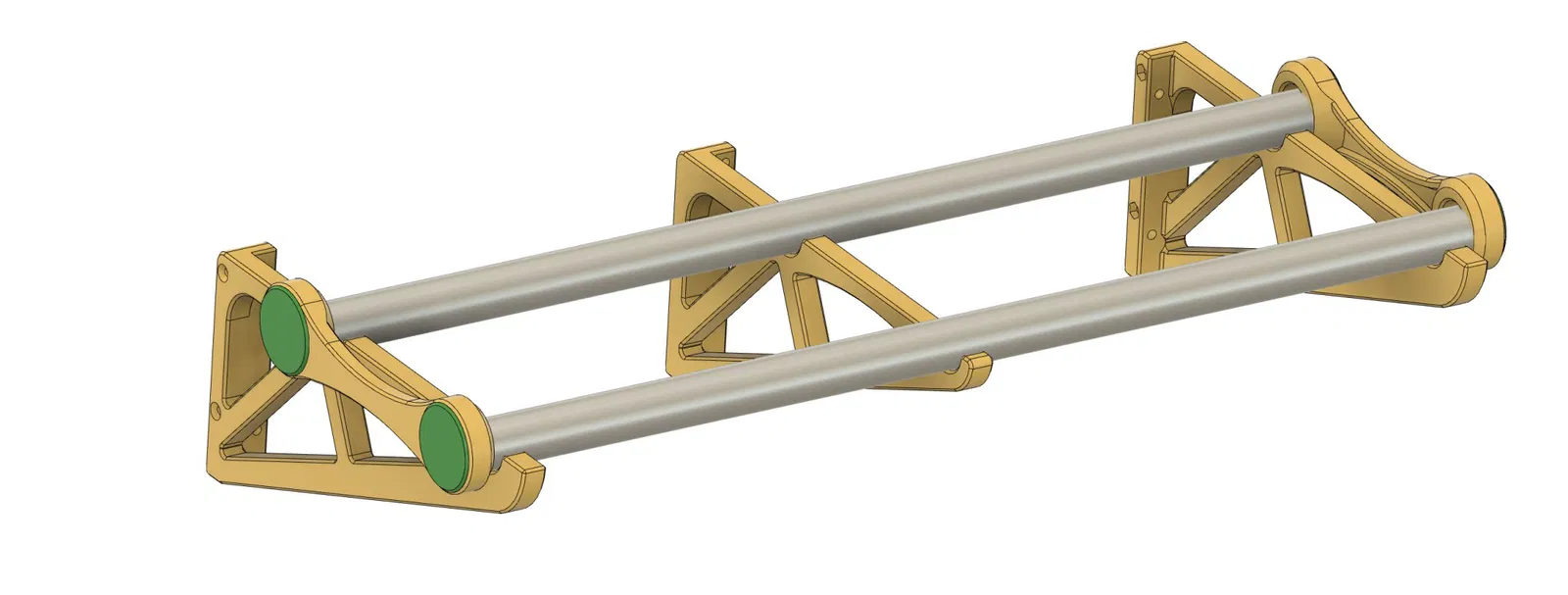 Giá đỡ cuộn filament bằng ống nhôm 10mm dễ in và lắp ráp - Image 2