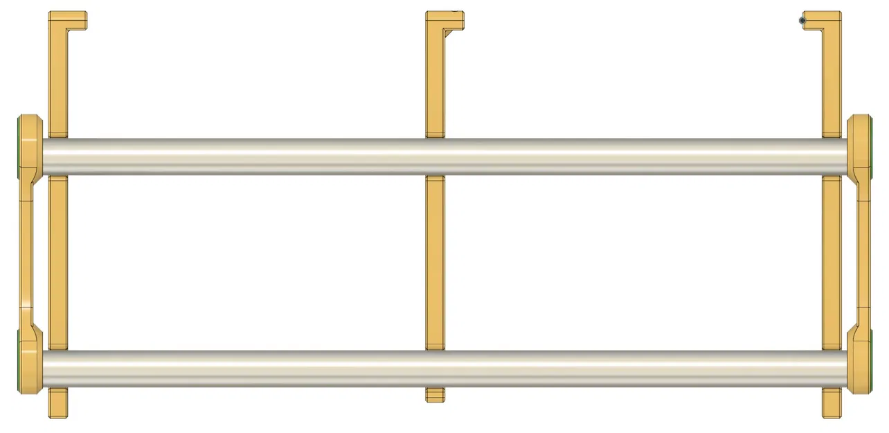 Giá đỡ cuộn filament bằng ống nhôm 10mm dễ in và lắp ráp - Image 4