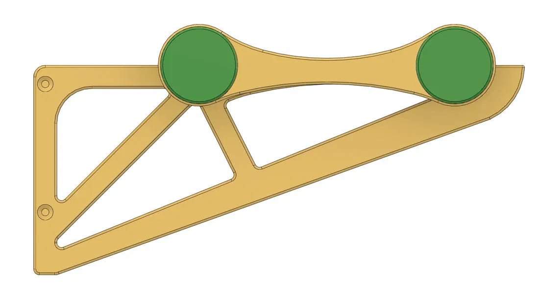Giá đỡ cuộn filament bằng ống nhôm 10mm dễ in và lắp ráp - Image 5