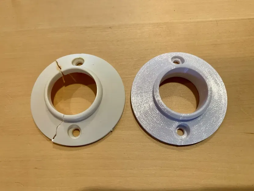 Ổ cắm thanh treo tủ quần áo thiết kế theo mẫu hỏng - Image 1