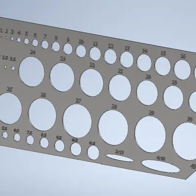 Mẫu template vẽ hình tròn với 2 màu sắc khác nhau