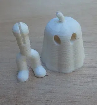 Nguyên mẫu ma của quả bí ngô lớn trong đêm Halloween - Image 2