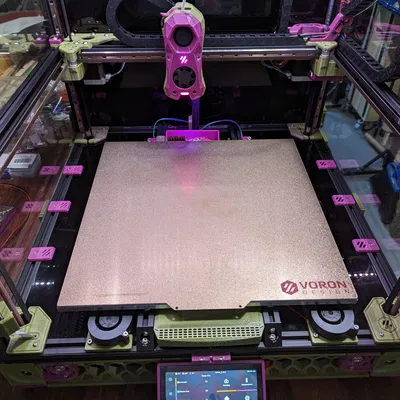 Nắp đậy dây Z Voron 2.4R2 với khe cắm dây ribbon