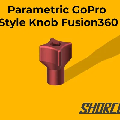 Núm điều chỉnh kiểu GoPro tùy chỉnh cho Fusion360